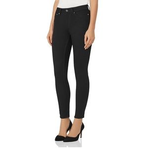 Reiss denim stevie black jeans skinny fit low rise